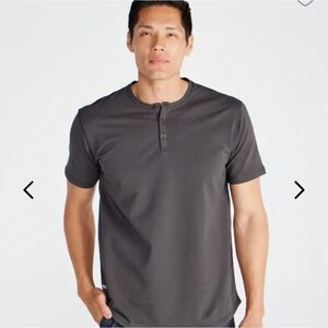 BYLT NWT drop Cut Henley T-shirt